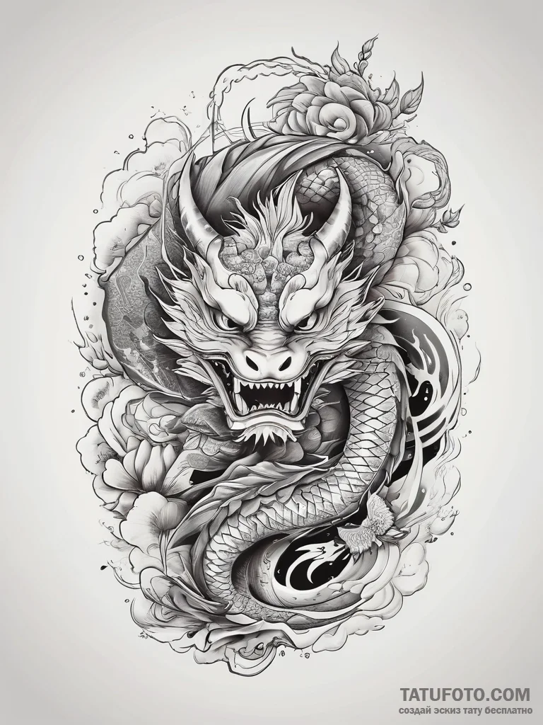 Tattoo sketch loop, tattoo flash sheet design... - эскиз тату (№1758016274_0, 16.09.2025 09:51) — Tatufoto.com