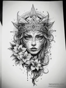 Tattoo sketch water - эскиз тату (№1758020967_0, 16.09.2025 11:09) — Tatufoto.com