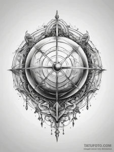Tattoo sketch divine sphere - эскиз тату (№1758036070_0, 16.09.2025 15:21) — Tatufoto.com