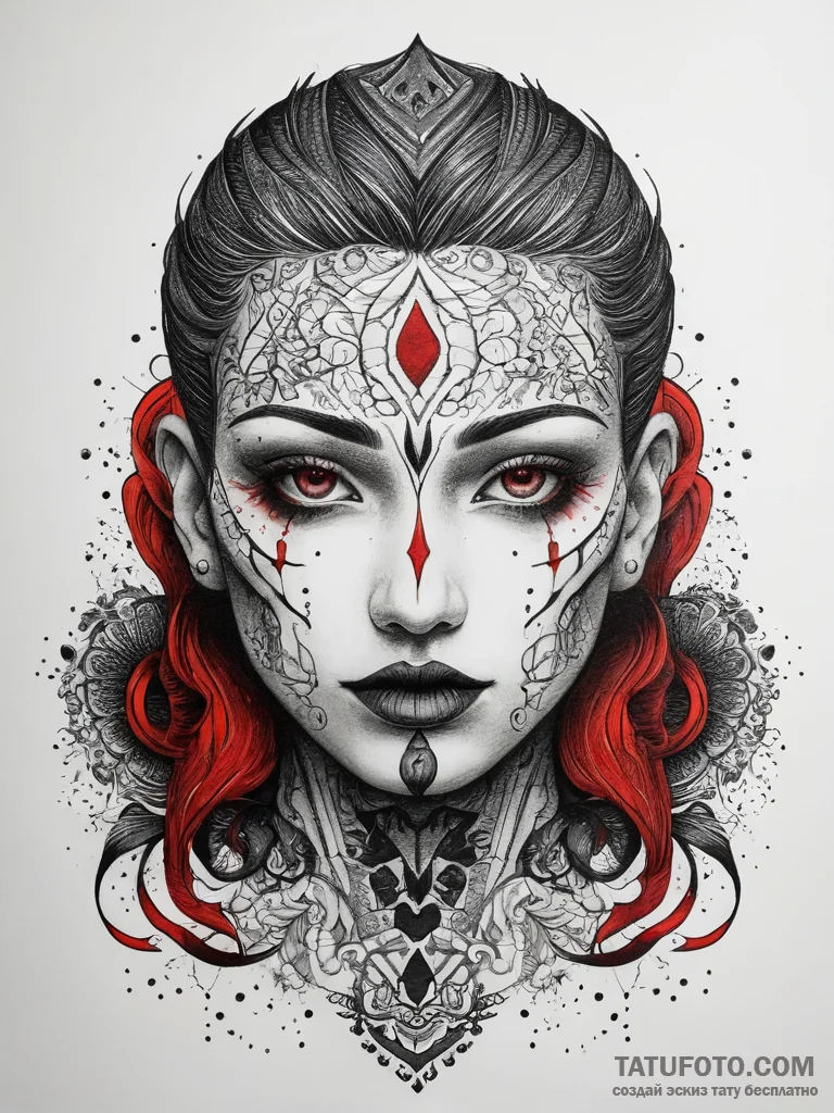 Tattoo sketch a fictional character, tattoo d... - эскиз тату (№1758036651_0, 16.09.2025 15:30) — Tatufoto.com