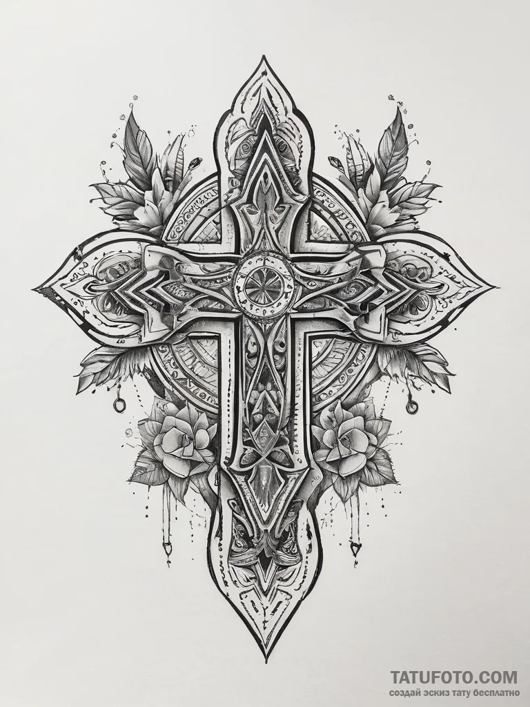 Tattoo sketch blessed representation, tattoo... - эскиз тату (№1758037439_0, 16.09.2025 15:43) — Tatufoto.com