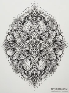 Tattoo sketch ornamental кружево, tattoo draw... - эскиз тату (№1758039194_0, 16.09.2025 16:13) — Tatufoto.com