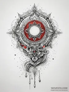 Tattoo sketch cosmic clouds, tattoo line art,... - эскиз тату (№1758044812_0, 16.09.2025 17:46) — Tatufoto.com
