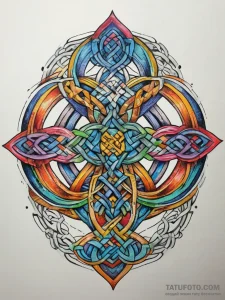 Tattoo sketch кельтский узел, ink illustratio... - эскиз тату (№1758092339_0, 17.09.2025 06:58) — Tatufoto.com