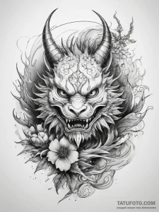 Tattoo sketch thistle, artistic tattoo sketch... - эскиз тату (№1758093949_0, 17.09.2025 07:25) — Tatufoto.com