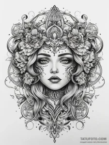 Tattoo sketch purpose, tattoo flash sheet des... - эскиз тату (№1758095334_0, 17.09.2025 07:48) — Tatufoto.com