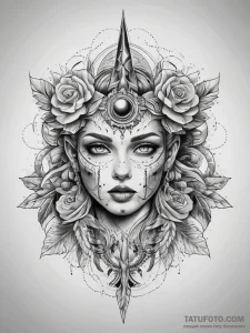 Tattoo sketch path, tattoo flash sheet design... - эскиз тату (№1758099133_0, 17.09.2025 08:52) — Tatufoto.com