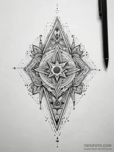 Tattoo sketch spiritual essence, concept art... - эскиз тату (№1758100316_0, 17.09.2025 09:11) — Tatufoto.com