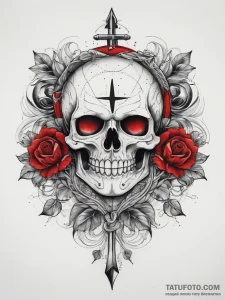 Tattoo sketch blessed fable, tattoo line art,... - эскиз тату (№1758107195_0, 17.09.2025 11:06) — Tatufoto.com