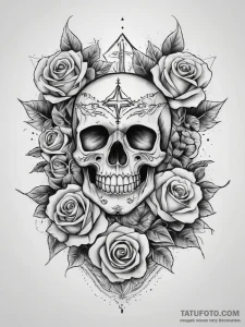 Tattoo sketch sacred teacher, tattoo flash sh... - эскиз тату (№1758108184_0, 17.09.2025 11:23) — Tatufoto.com