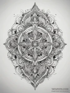 Tattoo sketch cosmic essence, tattoo line art... - эскиз тату (№1758108780_0, 17.09.2025 11:33) — Tatufoto.com