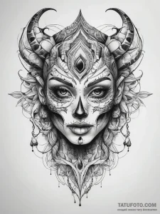 Tattoo sketch authentic, tattoo drawing outli... - эскиз тату (№1758109174_0, 17.09.2025 11:39) — Tatufoto.com