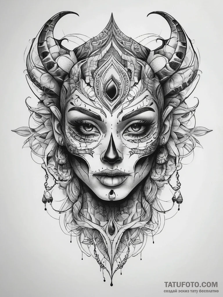 Tattoo sketch authentic, tattoo drawing outli... - эскиз тату (№1758109174_0, 17.09.2025 11:39) — Tatufoto.com