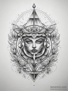 Tattoo sketch cosmic essence, concept art for... - эскиз тату (№1758110754_0, 17.09.2025 12:05) — Tatufoto.com