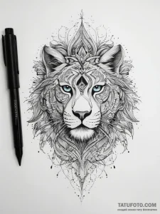 Tattoo sketch emotion, concept art for tattoo... - эскиз тату (№1758112741_0, 17.09.2025 12:39) — Tatufoto.com
