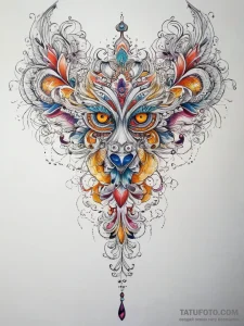 Tattoo sketch divine union, tattoo line art,... - эскиз тату (№1758117304_0, 17.09.2025 13:55) — Tatufoto.com