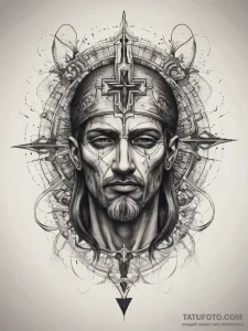 Tattoo sketch holy person, artistic tattoo sk... - эскиз тату (№1758118522_0, 17.09.2025 14:15) — Tatufoto.com
