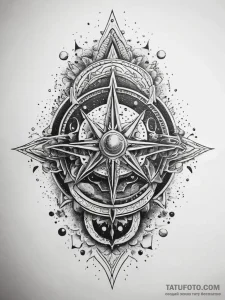 Tattoo sketch cosmic beginning, tattoo sketch... - эскиз тату (№1758124280_0, 17.09.2025 15:51) — Tatufoto.com