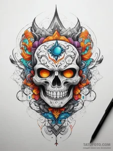 Tattoo sketch divine origin, tattoo sketch de... - эскиз тату (№1758132689_0, 17.09.2025 18:11) — Tatufoto.com