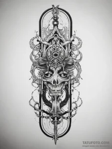 Tattoo sketch chain, artistic tattoo sketch,... - эскиз тату (№1758136954_0, 17.09.2025 19:22) — Tatufoto.com