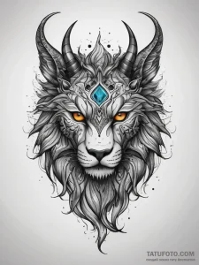 Tattoo sketch mythical tattoo, concept art fo... - эскиз тату (№1758138555_0, 17.09.2025 19:49) — Tatufoto.com