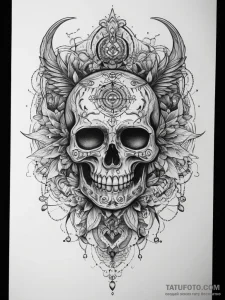 Tattoo sketch lock, ink illustration for tatt... - эскиз тату (№1758187810_0, 18.09.2025 09:30) — Tatufoto.com