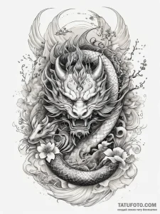 Tattoo sketch mystical self, artistic tattoo... - эскиз тату (№1758188608_0, 18.09.2025 09:43) — Tatufoto.com
