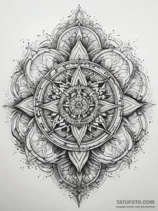 Tattoo sketch cosmic fount, concept art for t... - эскиз тату (№1758196253_0, 18.09.2025 11:50) — Tatufoto.com