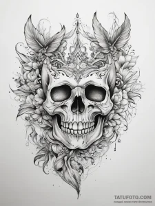 Tattoo sketch brown - эскиз тату (№1758198631_0, 18.09.2025 12:30) — Tatufoto.com