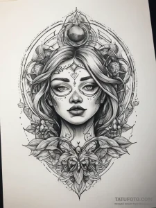 Tattoo sketch earth, tattoo line art, black o... - эскиз тату (№1758199428_0, 18.09.2025 12:43) — Tatufoto.com