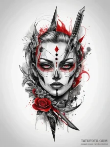 Tattoo sketch blade, concept art for tattoo,... - эскиз тату (№1758200013_0, 18.09.2025 12:53) — Tatufoto.com