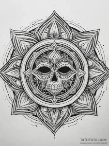 Tattoo sketch death, tattoo sketch design, on... - эскиз тату (№1758200611_0, 18.09.2025 13:03) — Tatufoto.com