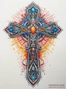 Tattoo sketch ankh symbol, artistic tattoo sk... - эскиз тату (№1758201411_0, 18.09.2025 13:16) — Tatufoto.com