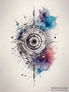 Tattoo sketch cosmic entity, artistic tattoo... - эскиз тату (№1758207684_0, 18.09.2025 15:01) — Tatufoto.com