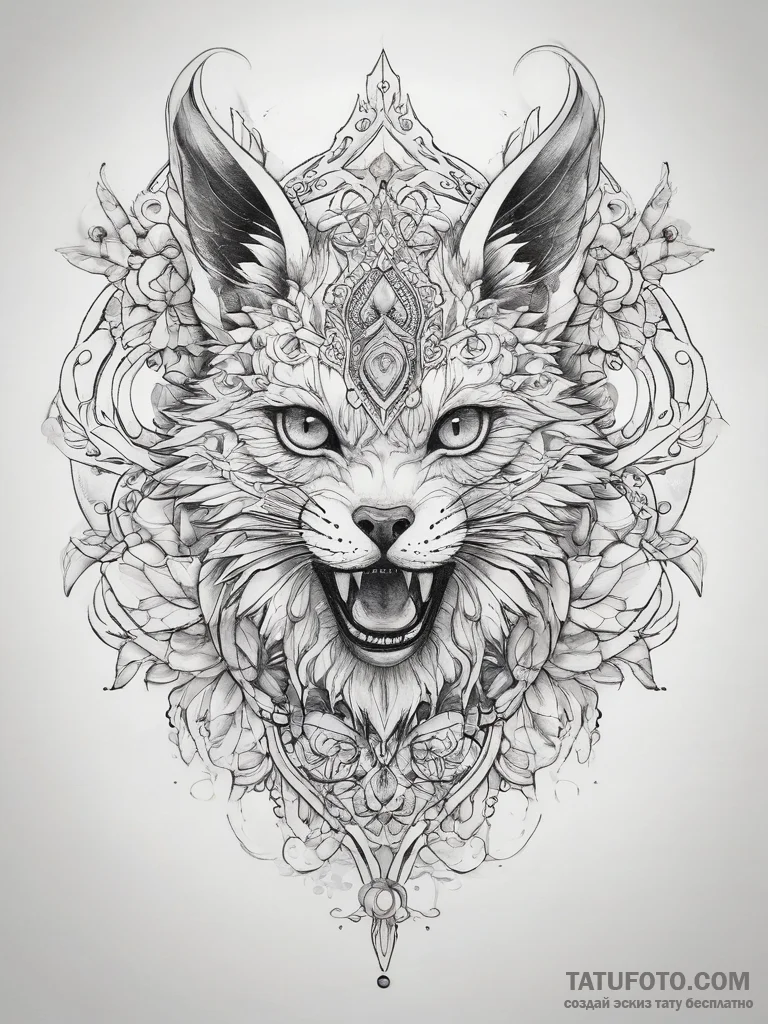 Tattoo sketch whimsical tattoo - эскиз тату (№1758209053_0, 18.09.2025 15:24) — Tatufoto.com