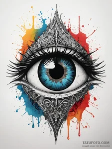 Tattoo sketch the lord of the rings eye of sa... - эскиз тату (№1758212372_0, 18.09.2025 16:19) — Tatufoto.com