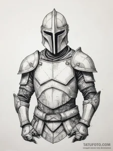 Tattoo sketch knight, tattoo drawing outline,... - эскиз тату (№1758212588_0, 18.09.2025 16:23) — Tatufoto.com
