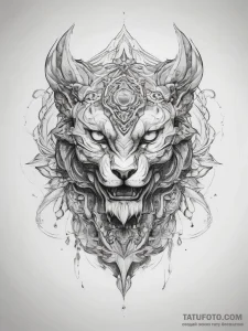 Tattoo sketch alpha - эскиз тату (№1758259237_0, 19.09.2025 05:20) — Tatufoto.com