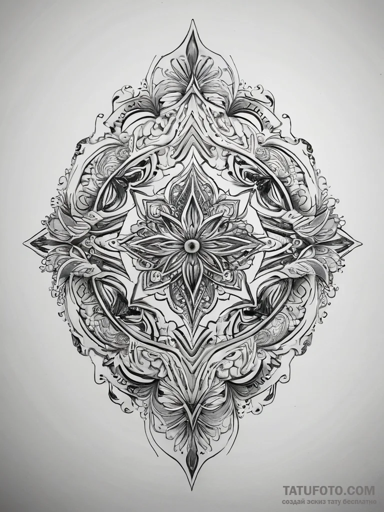 Tattoo sketch obsidian, concept art for tatto... - эскиз тату (№1758274451_0, 19.09.2025 09:34) — Tatufoto.com