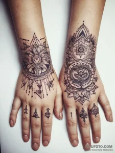 Tattoo sketch hands with names - эскиз тату (№1758275292_0, 19.09.2025 09:48) — Tatufoto.com