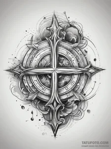 Tattoo sketch cosmic ground, concept art for... - эскиз тату (№1758279054_0, 19.09.2025 10:50) — Tatufoto.com