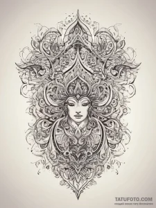 Tattoo sketch spirit, tattoo sketch design, c... - эскиз тату (№1758280823_0, 19.09.2025 11:20) — Tatufoto.com