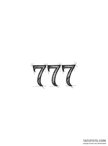 Эскиз тату “777”: Символ удачи и судьбы – 21.10.2026 13-53
