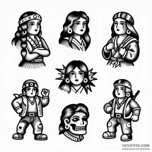 tattoo sketch, tattoo design, isolated tattoo sketch on pure — Мастер №5 — 28.10.2026 08-59